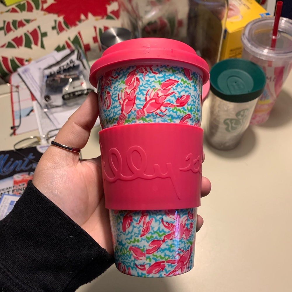 Lily Pulitzer ceramic coffee mug